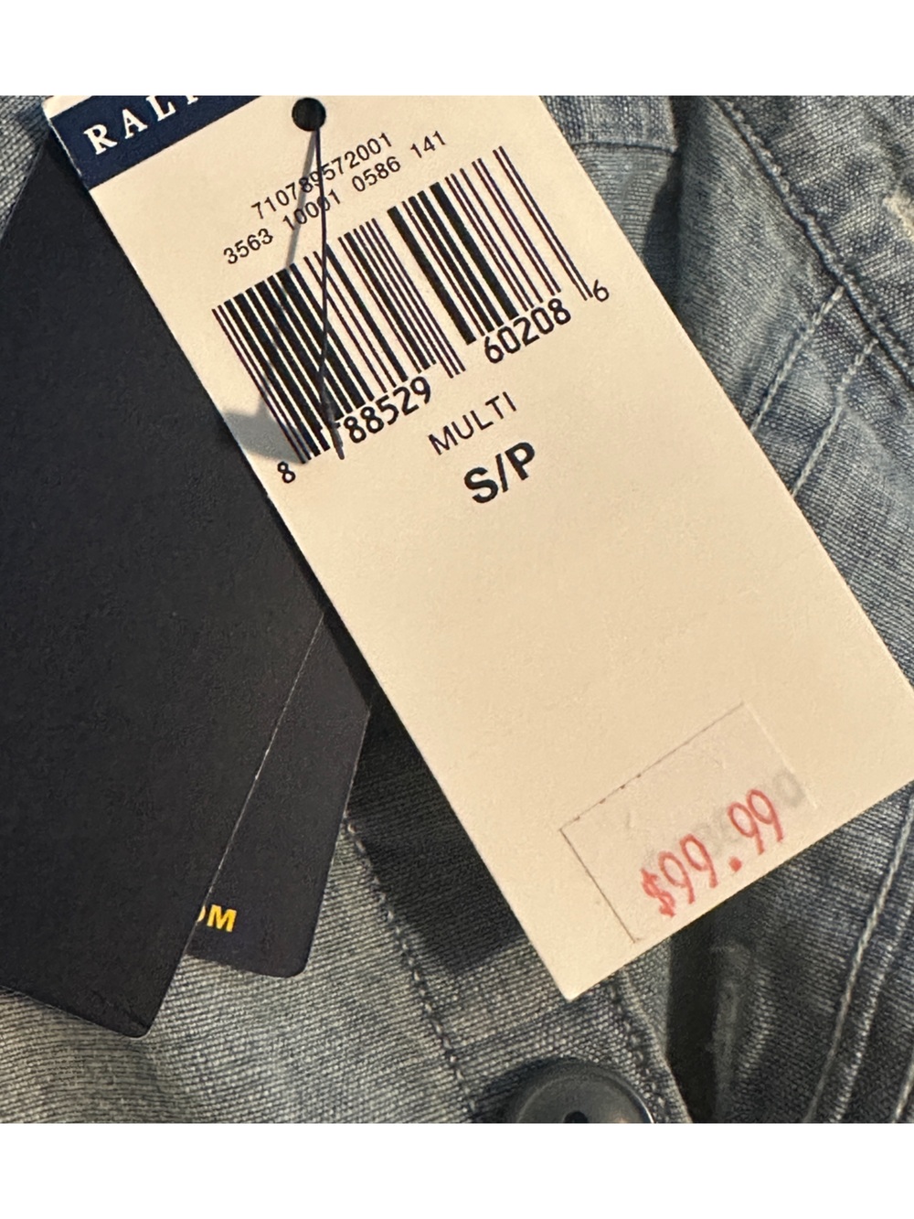 Polo Ralph Lauren Distressed Denim Button-Down Shirt - Picture 5 of 10